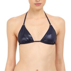 L'Agent by Agent Provocateur Sevilla Bikini Top Navy Small NWT